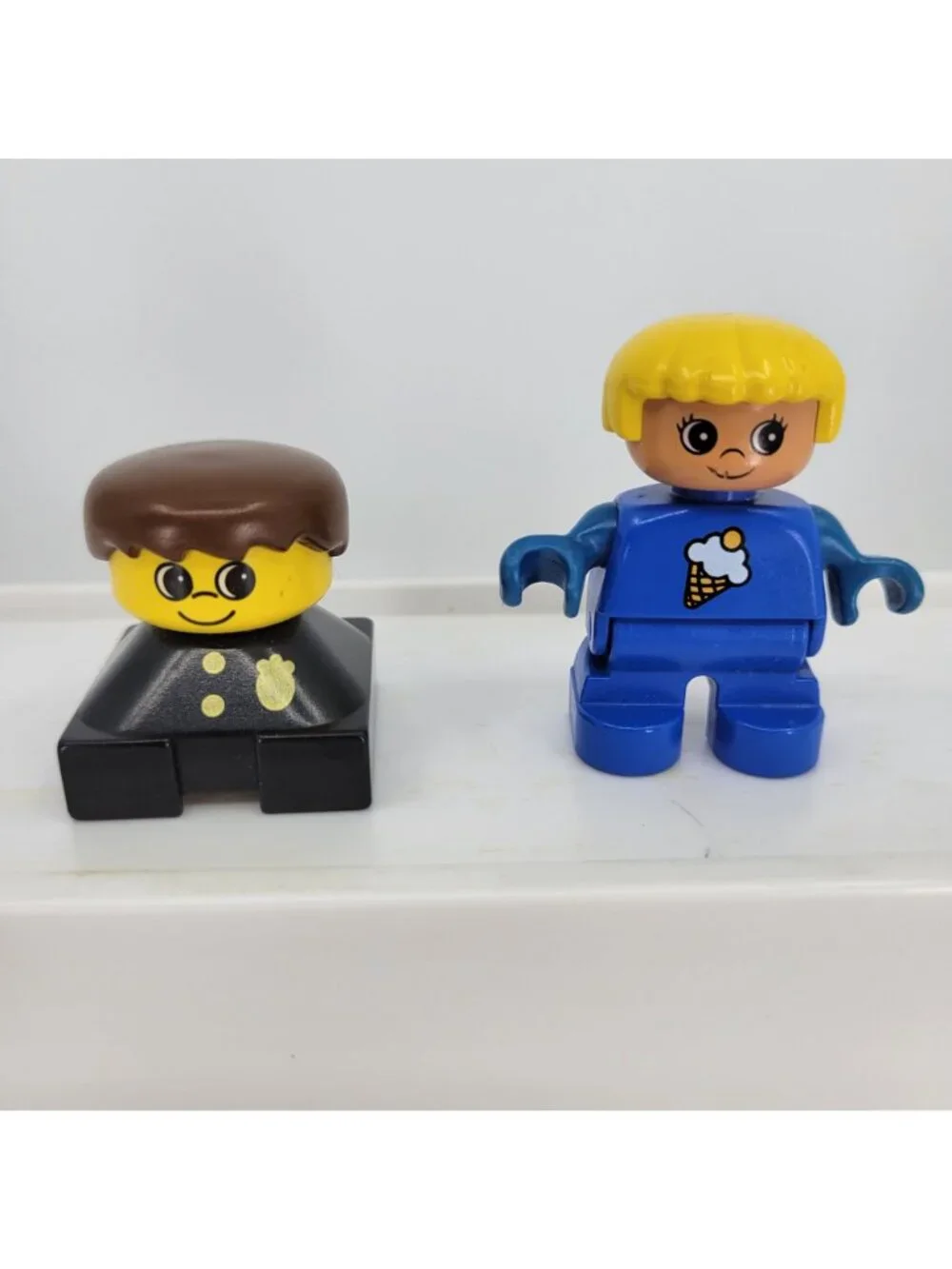 Vintage Lego Duplo Lot - Family Mom Dad Kids Baby Dog Clown PlayPen Polar Bear